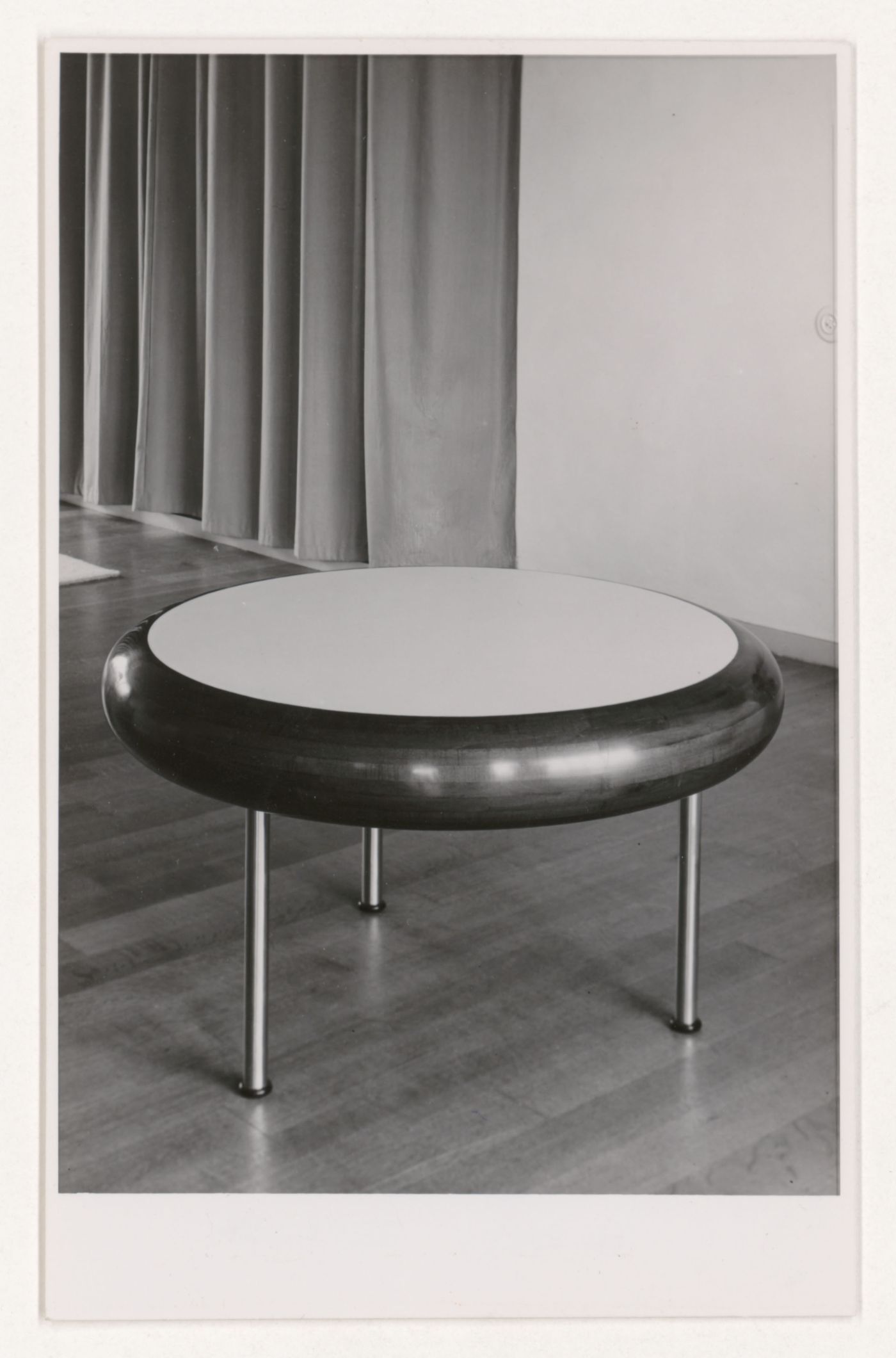 View of a table designed by J.J.P. Oud for Central Savings Bank, Rotterdam, Netherlands