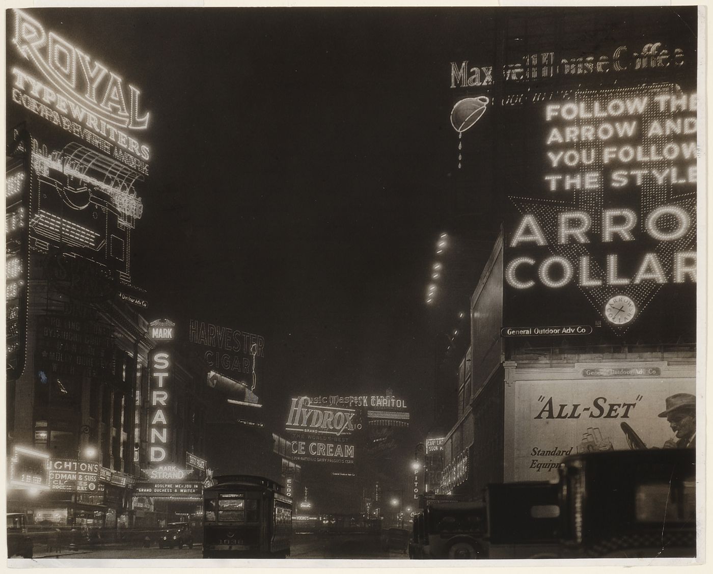 Times Square at night, New York City, New York