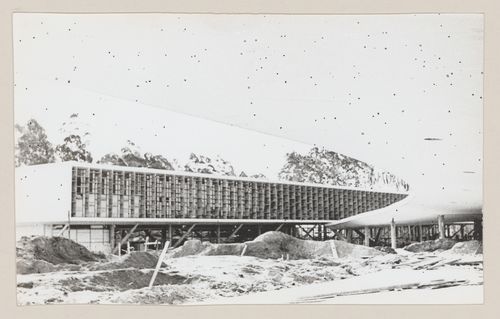 View of States Pavilion, under construction, São Paulo, Brazil
