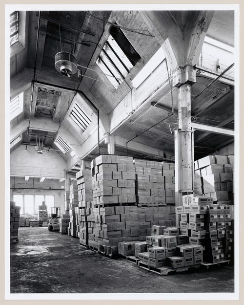 Interior view of the west room of the Crane Foundry, Montréal, Québec
