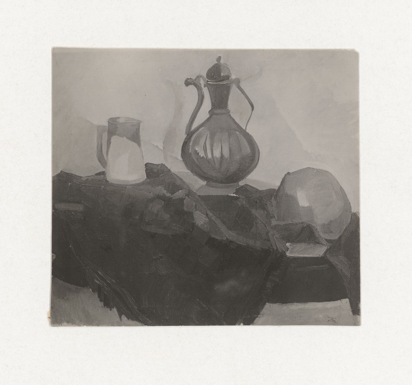 Photograph of a painting, possibly by one of Klutsis' students
