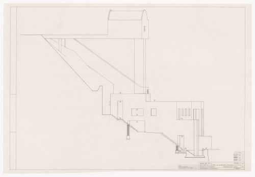 Section for Casa Mário Bahia [Mário Bahia house], Gondomar, Portugal