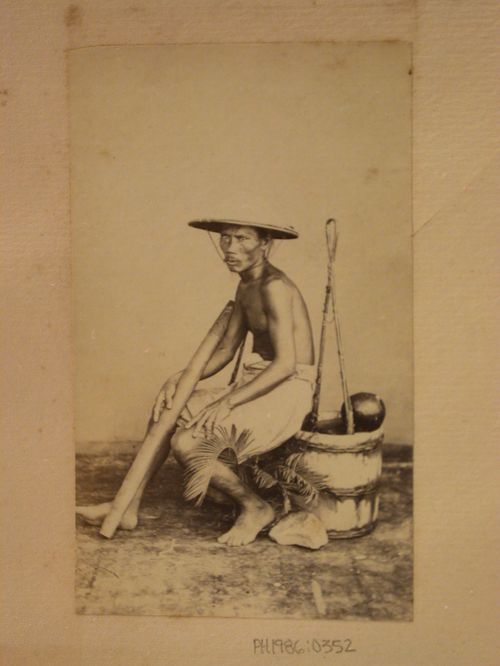 Portrait of a man, probably in Cochin China (now in Vietnam)