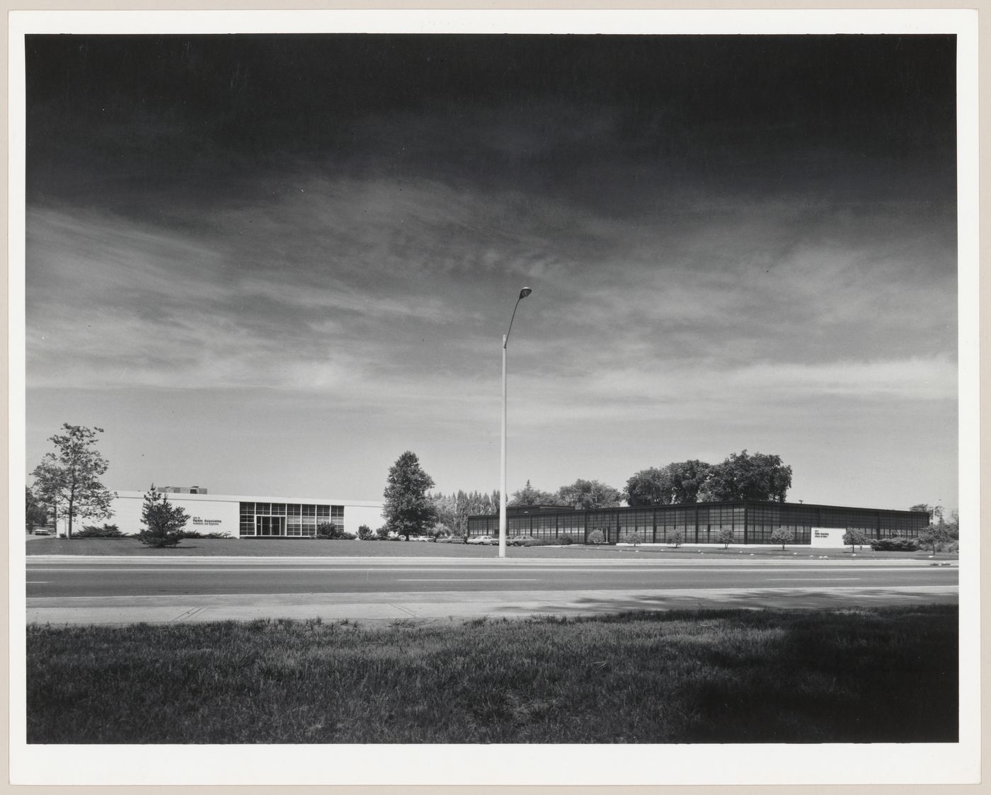 Exterior view of John B. Parkin Associates office building at 1500 Don Mills Road