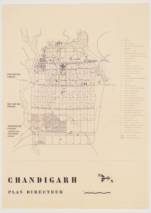 Master plan for Chandigarh, India