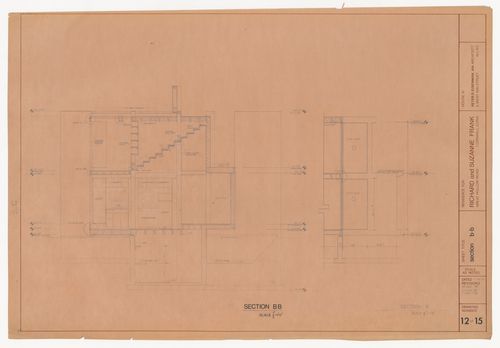 Section for House VI, Cornwall, Connecticut