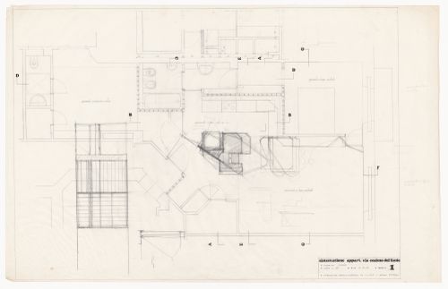 Floor plan for Casa Spataro, Milan, Italy
