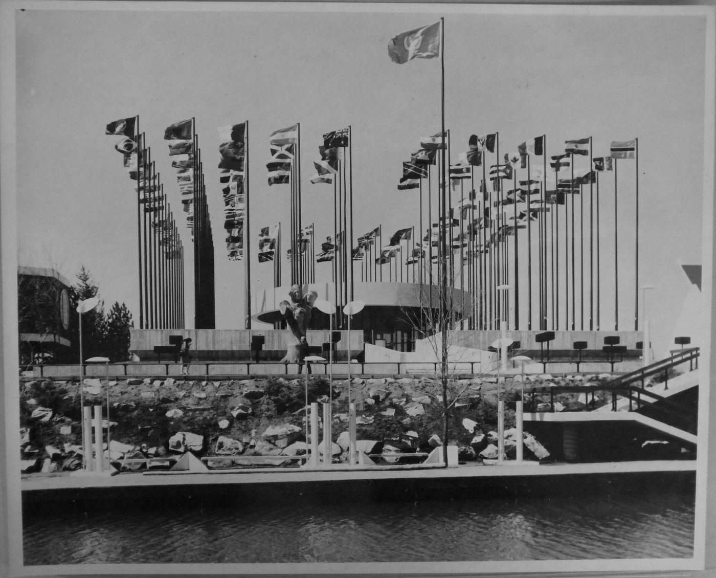 View of the Pavilion on the United Nations, Expo 67, Montréal, Québec