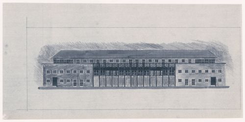 Elevation for Case di abitazioni sulla proprietà Molteni, Giussano, Italy
