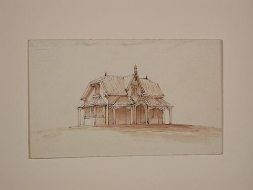 Perspective of a cottage