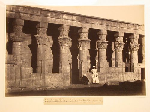 Ile de Phile. Galerie du temple, gauche