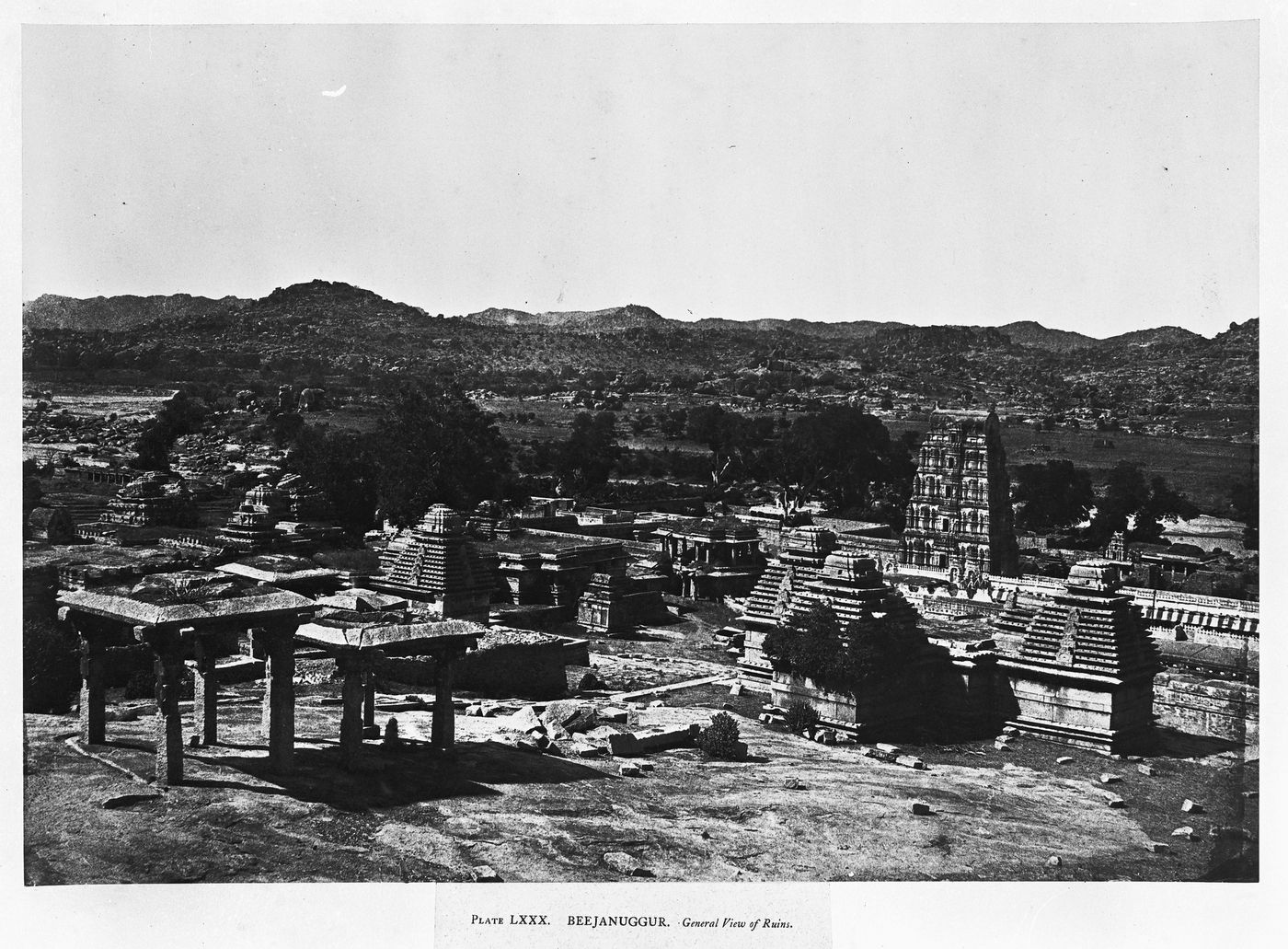 Plate from book ''Architecture in Dharwar and Mysore''
