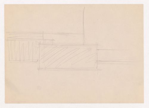 Interior perspective sketch for Museum for a Small City