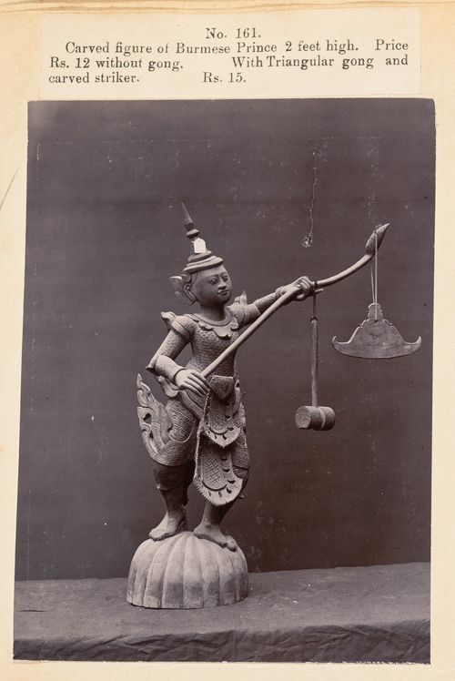 View of a stand, F. Beato Limited, C Road, Mandalay, Burma (now Myanmar)