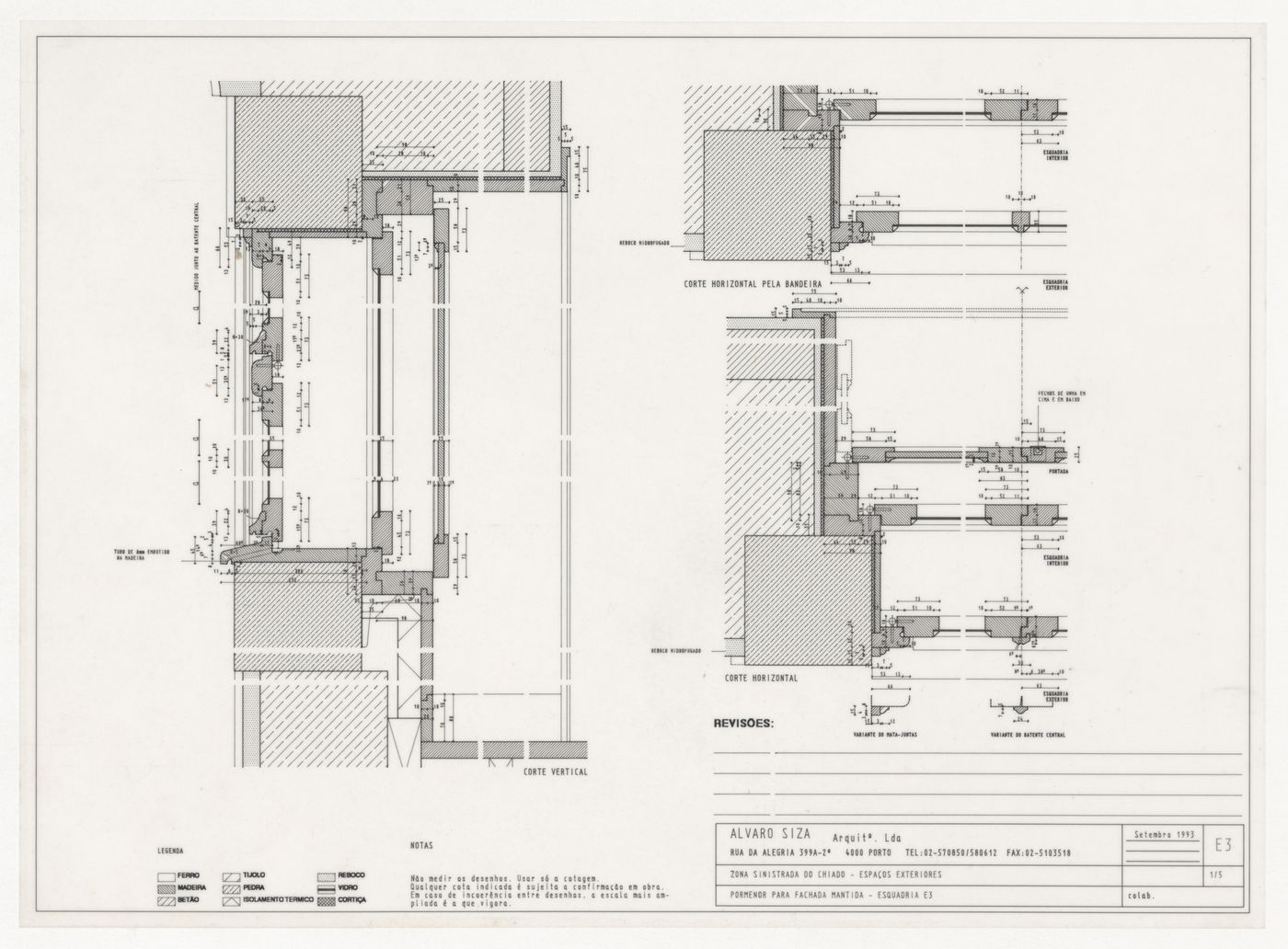 Façade details for Reconstrução do Chiado [Reconstruction of the Chiado area], Lisbon