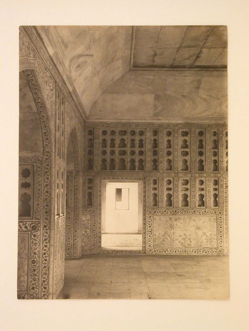 Interior view of the Zenana (also known as the Ladies' Pavilion), Agra Fort, Agra, India