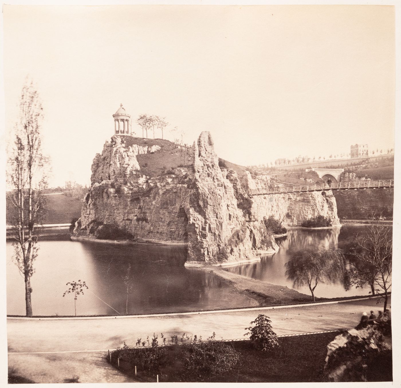 Plate from album ''Buildings, parks and streets of Paris, Versailles and environs, France''