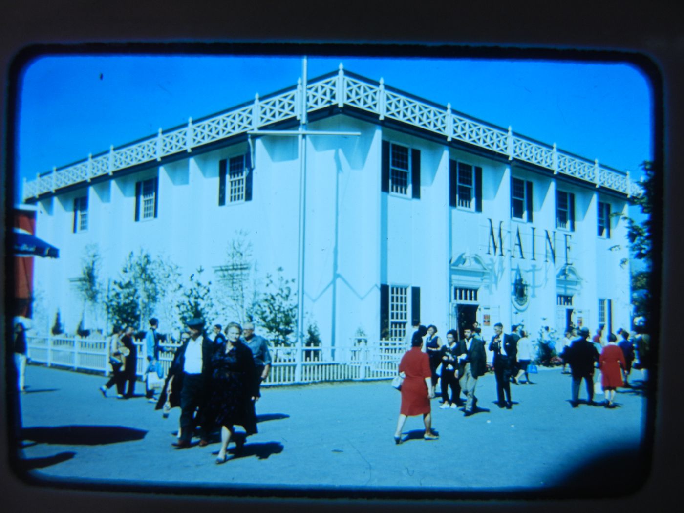 View of the Maine's Pavilion, Expo 67, Montréal, Québec