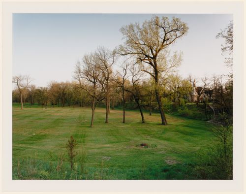 Viewing Olmsted: View Looking south, Riverside Park, Riverside, Illinois