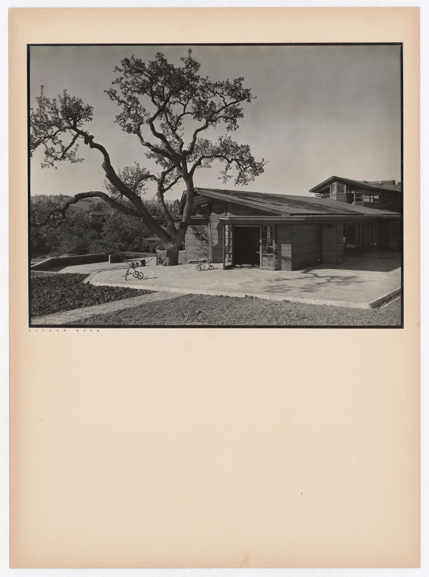 View of the Hanna House, Palo Alto, California