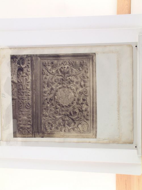 Detail from exterior facade of the church of Santa Maria dei Miracoli, Brescia, Lombardy, Italy