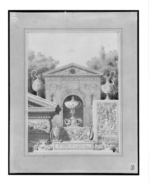 Details of fragments from the church of Saint Nicolas des Champs, Paris