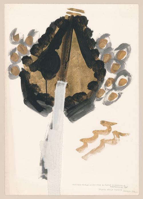 Collage with annotations for Riqualificazione centro Storico di Pontassieve [Redevelopment of the historical center of Pontassieve], Florence, Italy