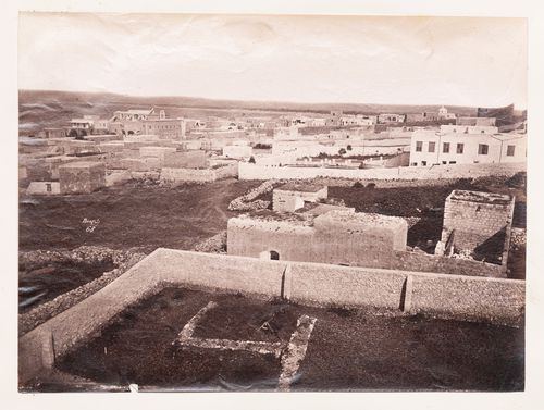 View of dwellings and walls, Egypt [?], Palestine [?] Syria [?] or Greece [?]