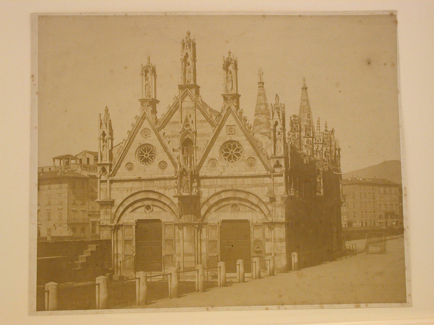 View of the Church of Santa Maria della Spina, Pisa, Italy