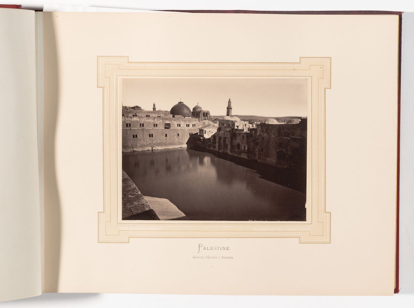 Reservoir d'Ezechias a Jerusalem