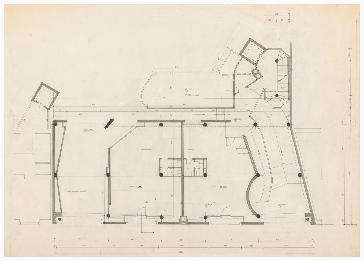 Floor plan for Edificio per abitazioni in via Conchetta, Milan, Italy