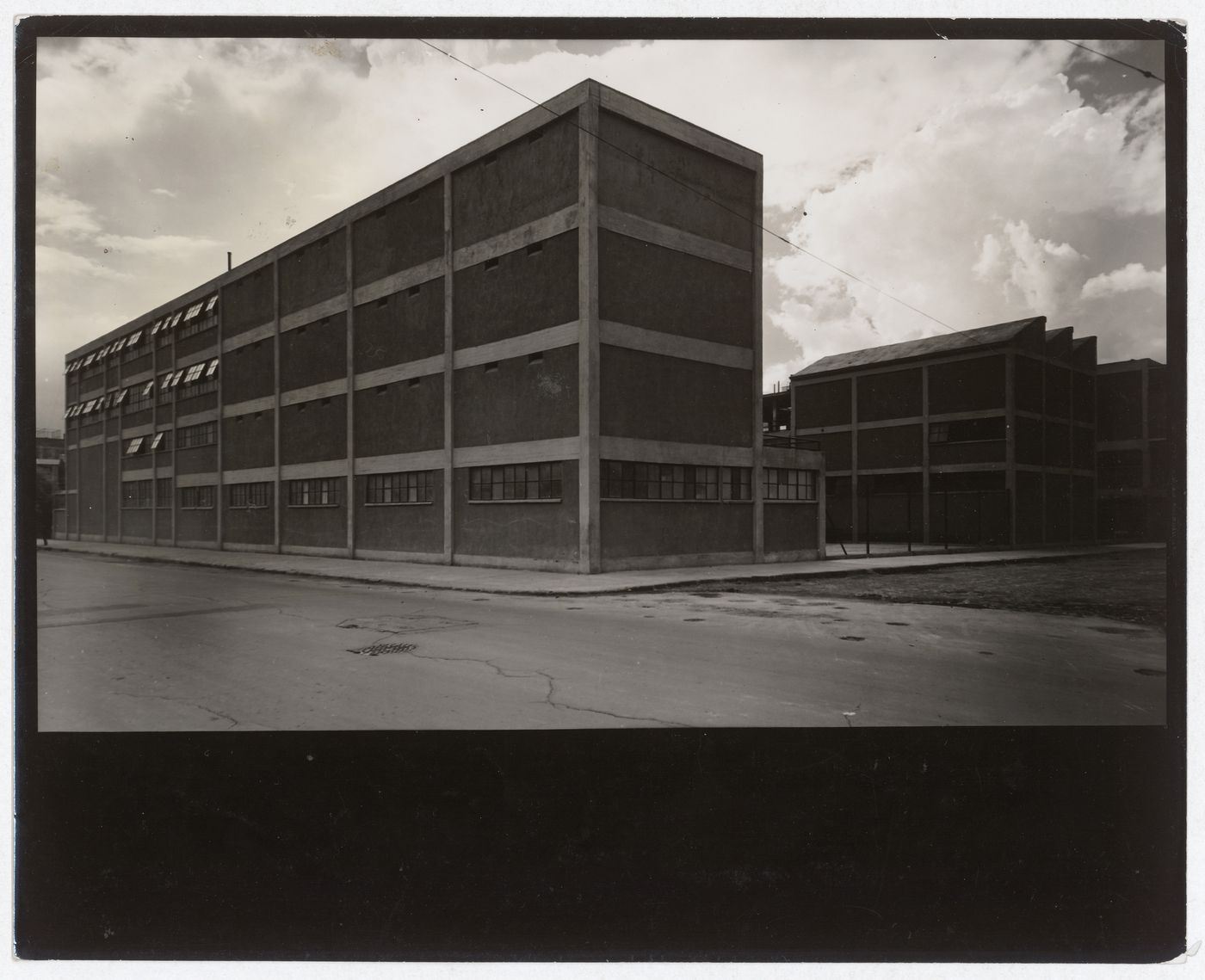 View of the School of Industrial Techniques, calle Tresguerras, Mexico City