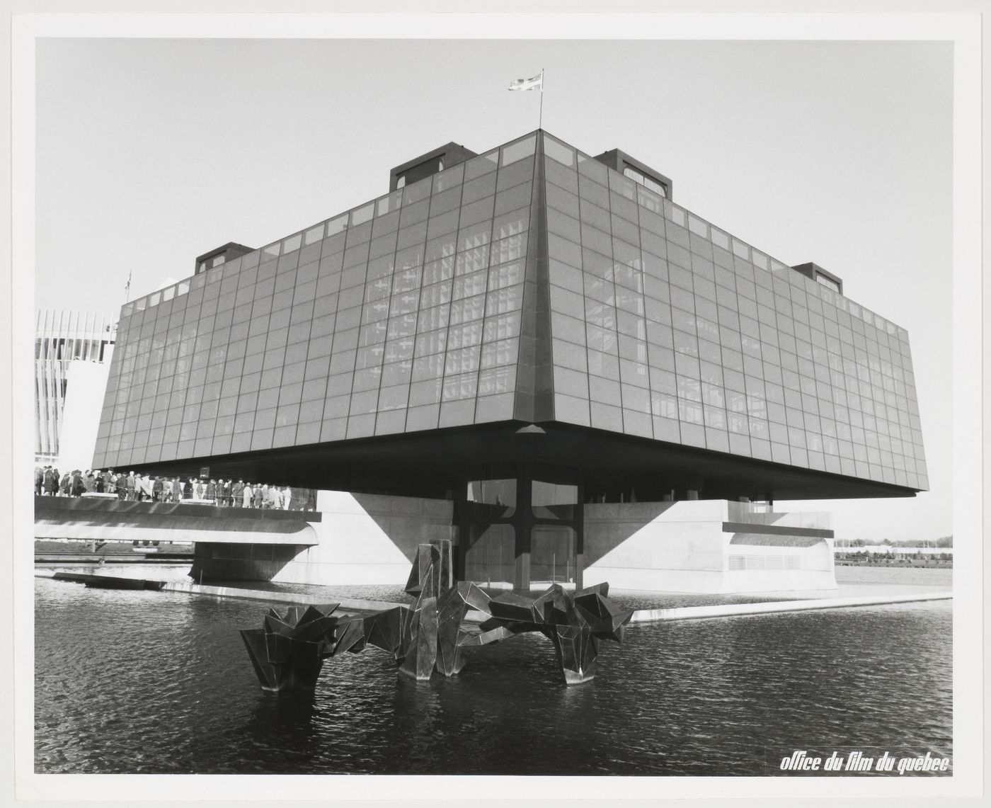 Pavillon du Québec, Expo 67, Montréal, Québec : Vue vers le sud-est