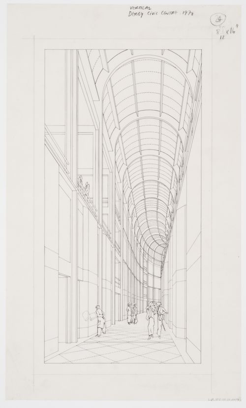 Derby Civic Centre, Derby, England: interior perspective