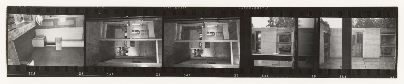 Interior and exterior views of House near Cowes, Isle of Wight, England