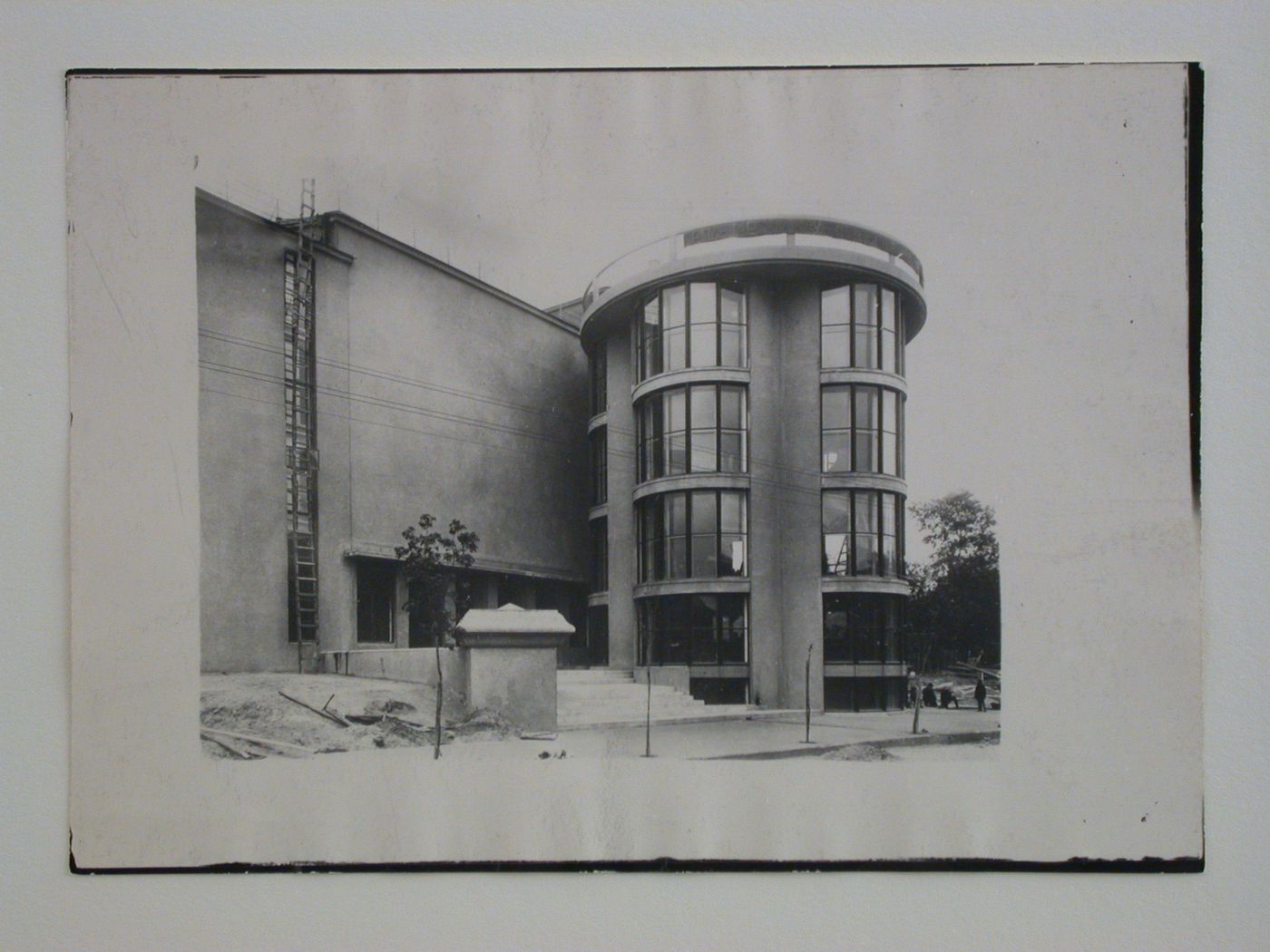 View of the principal façade of the Burevestnik Factory Club, Moscow