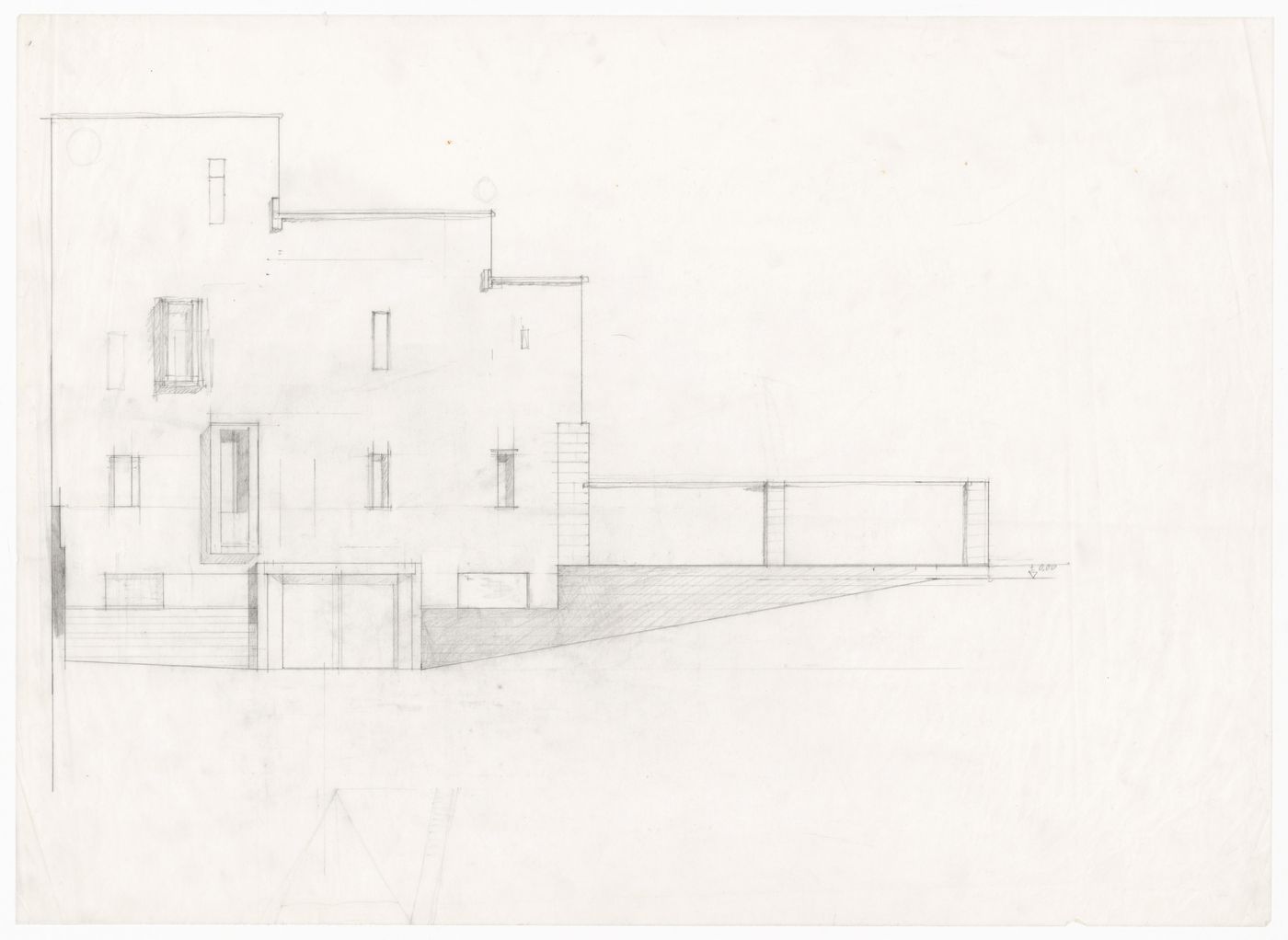 Elevation for Casa Miggiano, Otranto, Italy