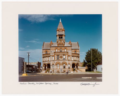 View of the Hopkins County Courthouse, Sulphur Springs, Texas, United States