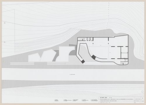 Third floor plan for C. Cultural e Audit. para a Fundação Iberê  Camargo [Iberê  Camargo Foundation Museum], Porto Alegre, Brazil