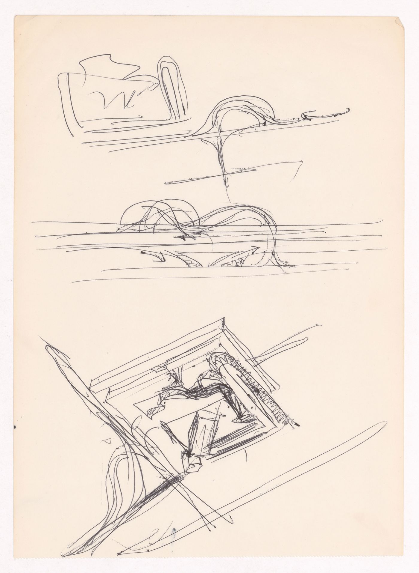 Sketches for Madame Lotte Pohl, Santiago do Cacém, Portugal