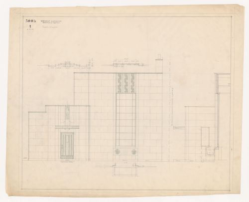 Élévation, Résidence Ernest Cormier, 1418 Avenue des Pins Ouest, Montréal (1929-1957)