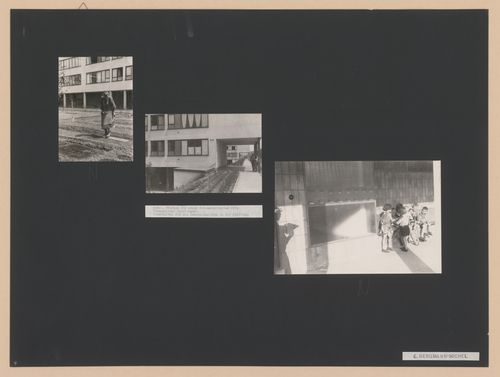Photo study of a housing project for a documentary film with the working title 'Frankfurter Siedlungen' [Frankfurt Housing Complexes], Frankfurt am Main, Germany