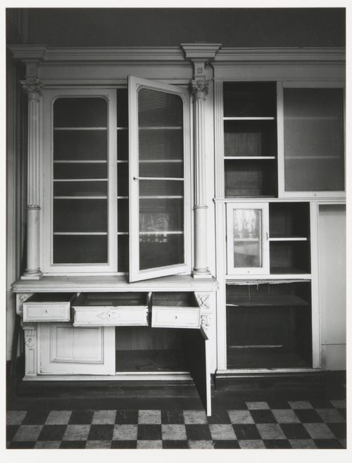 Detail view of treasurer's private office, first floor, Old City Hall, Boston, Massachusetts, United States