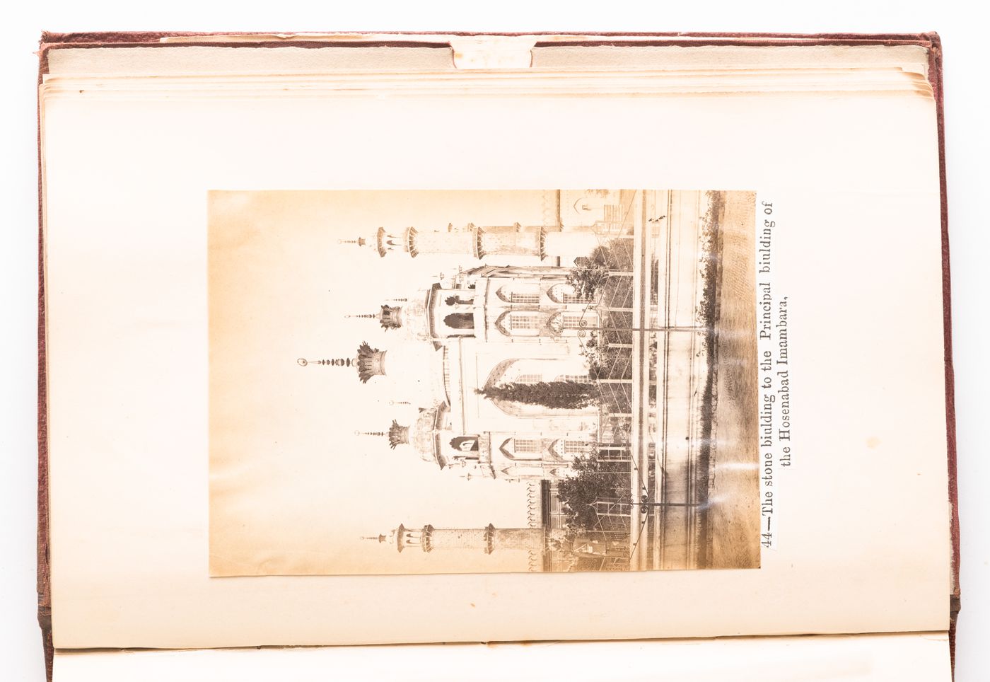 View of the Jami Masjid mosque [?] of the Husainabad Imambara [Palace of Lights], Lucknow, India