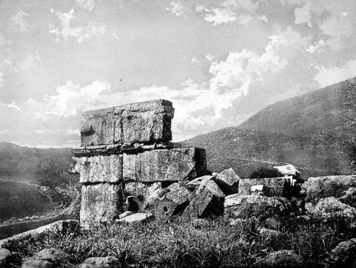 View of an archeological site near the Dead Sea, Israel