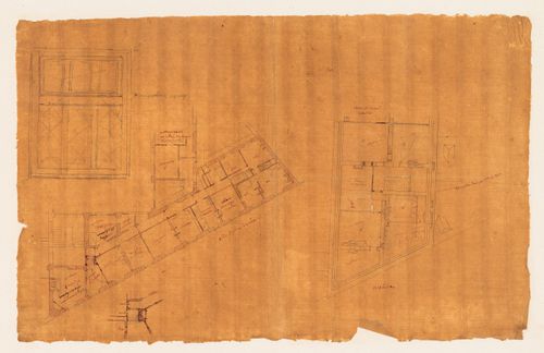 Hôtel de la Colonnade, Paris: Plans, probably for the ground floor