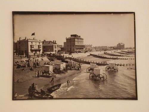 Beach and Town View, England