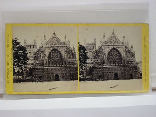 Devonshire Illustrated. Exeter Cathedral - the West Front.