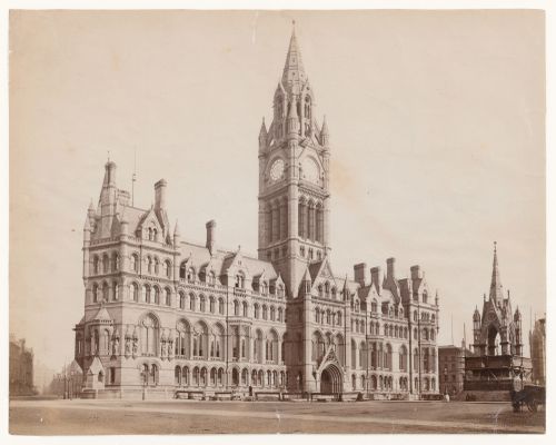 View of the new Town Hall, Manchester, England