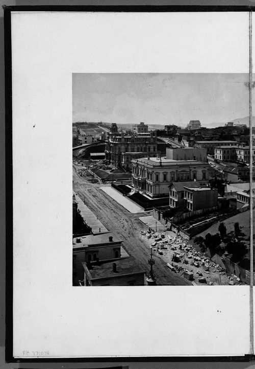 Plate from album ''Panorama of San Francisco from California Street Hill''